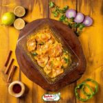 جوجه ران زعفرانی