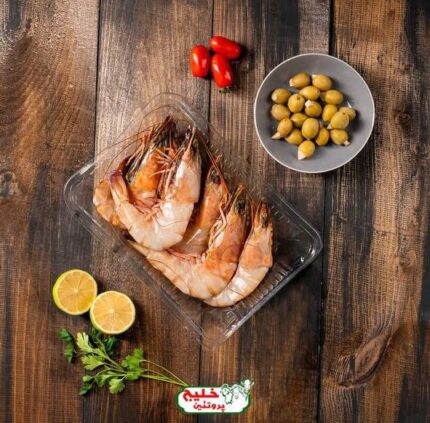 شاه میگو با سر